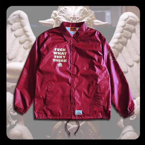 【ご予約受付中】Church of HANG コーチジャケット(バーガンディー)