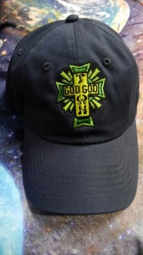 GOD GOD TOWN LOGO CAP ネイビー