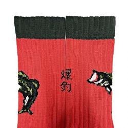 ching & co."爆釣 -black bass-" Socks