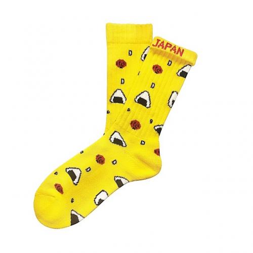 ching & co."ONIGIRI -yellow-" Socks