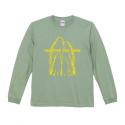 【ご予約商品】RxFxD / THE FAMILY Long T-shirt (スモーキーグリーン)