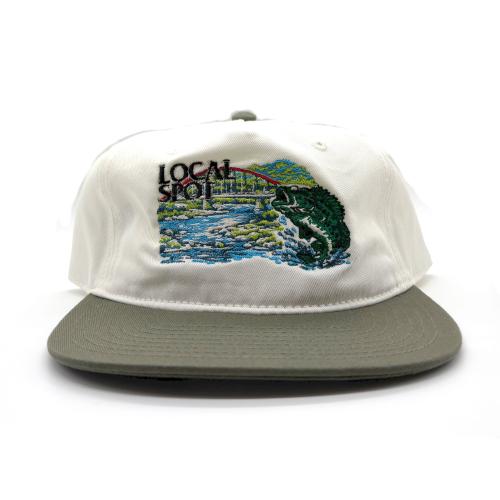 【ご予約商品】LOCAL SPOT #3 STRAPBACK CAP(NATURAL/OLIVE) 
