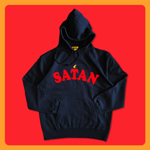 SATAN CANDLE スウェットパーカー (レッド)