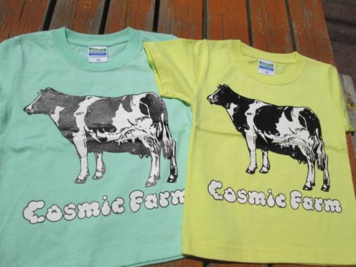 COSMIC FARM 牛くんキッズTee (メロン)