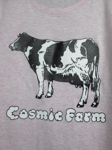 COSMIC FARM 牛くんガールズTee (ピーチ)