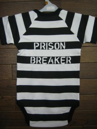 Baby ロンパース　囚人服 
