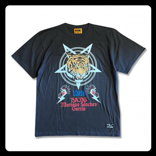 The Pentagram Tiger Tシャツ スミクロ