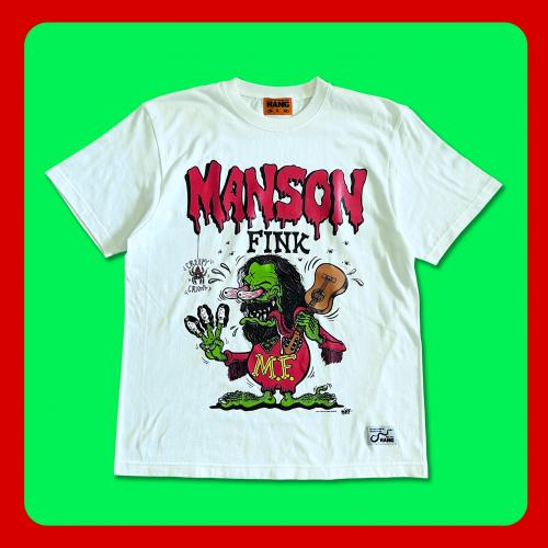 MANSON FINK 半袖Tシャツ(ホワイト)