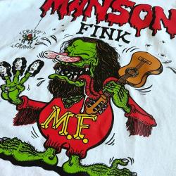 MANSON FINK 半袖Tシャツ(ホワイト)