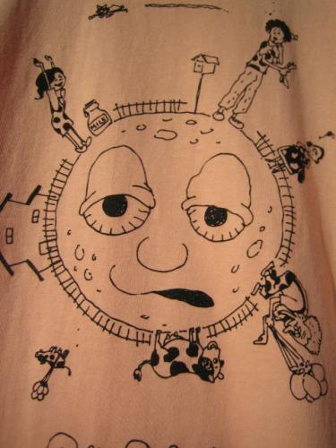 cosmic earth 半袖Tシャツ　YU-YAKE