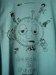 cosmic earth 半袖Tシャツ　ASAYAKE