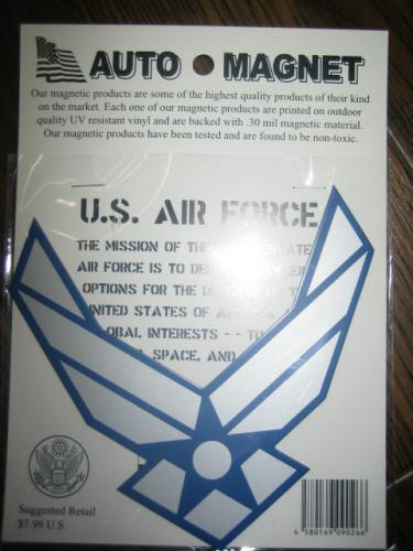 U.S. AIR FORCE マグネット