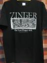 ZINGER 最後の指スケ Tシャツ BK