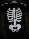 Baby ロンパース　スカルボーンズ柄 