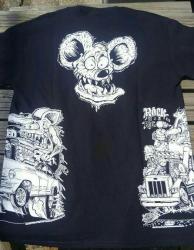 RAT FINK ラットフィンク マルチプリント Tee (BK)