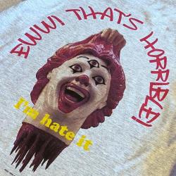I'm hate it ロングスリーブTシャツ (グレー)