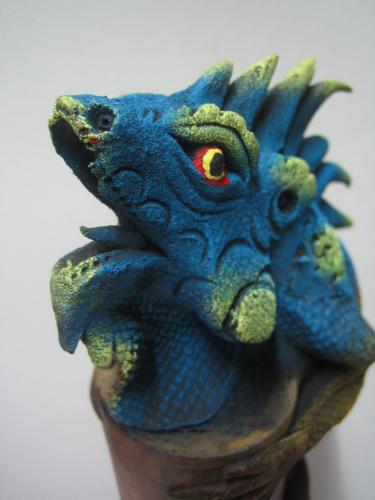 バンブー香立て　イグアナBL