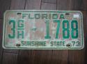 USED　ナンバープレート FLORIDA