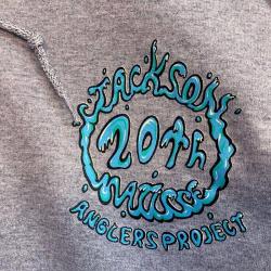 Jackson fish full zip hoodie (H.GREY)
