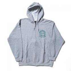 Jackson fish full zip hoodie (H.GREY)