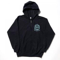 Jackson fish full zip hoodie (BLACK)